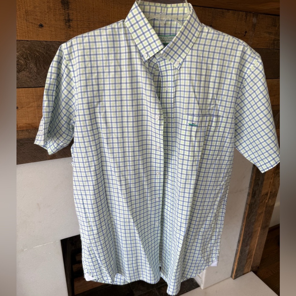 Coastal cotton short sleeve button down